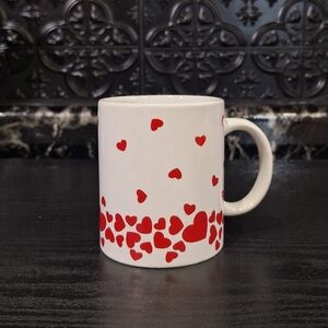 🖤 Free W Bundle Red And White Hearts Mug, Valentines Mug, 2002 Y2K Mug